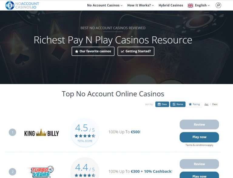Everything You Wanted to Know About No Account Online Casinos