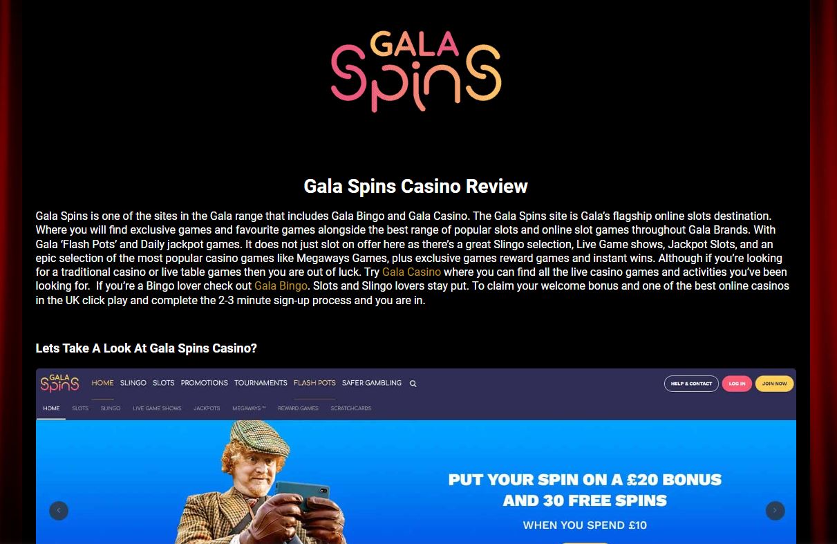 gala spins reviews